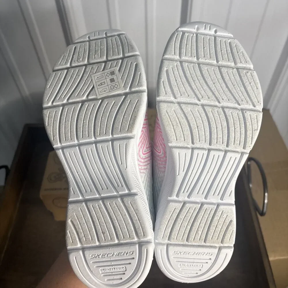 Skechers Microspec Plus SWIRL SWEET SIZE 3.5 Machine Washable New In Box